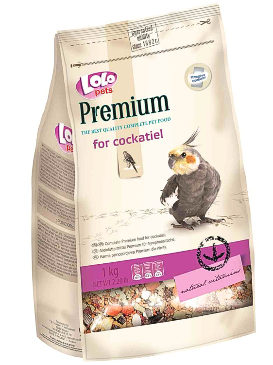 LoLo Pets PREMIUM 1kg pokarm dla NIMF od ParrotPlanet.pl