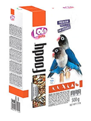 LoLo Pets FOODY PREMIUM 1kg pokarm dla NIEROZŁĄCZEK  od ParrotPlanet.pl