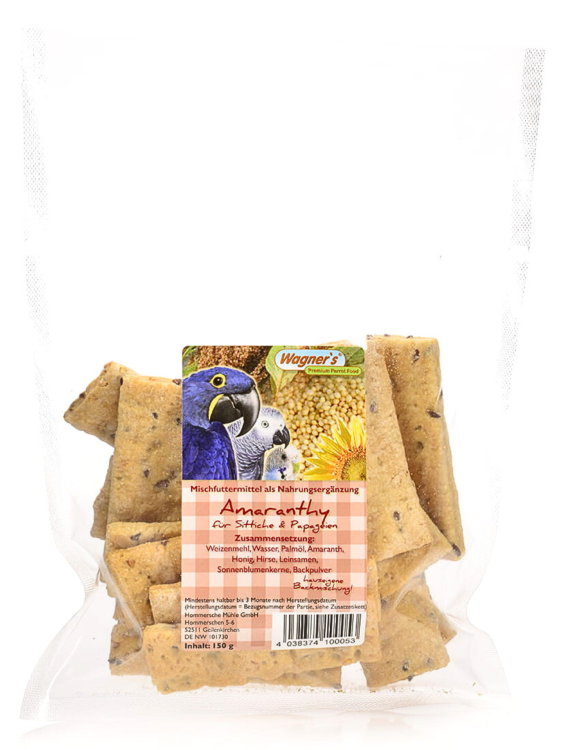 Wagner's DOMOWE Herbatniki dla papug amarantus 150g od ParrotPlanet.pl