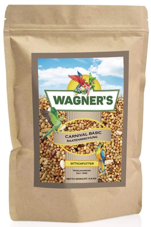 Wagner's Parakeet Food Carnival Basic - Zbilansowany pokarm dla papużek falistych i innych małych papug 500g od ParrotPlanet.pl