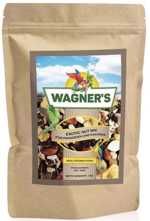 Wagner's Exotic Nut Mix orzechowy dla wszystkich papug 1 kg od ParrotPlanet.pl