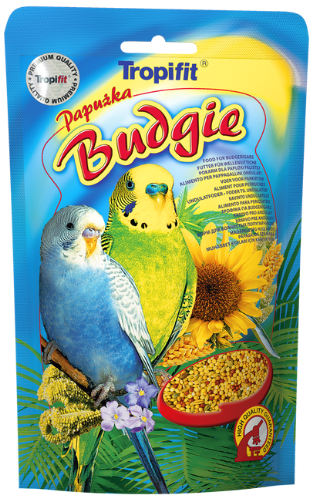 Tropifit Budgie 700g - Pokarm całoroczny dla papużek falistych od ParrotPlanet.pl