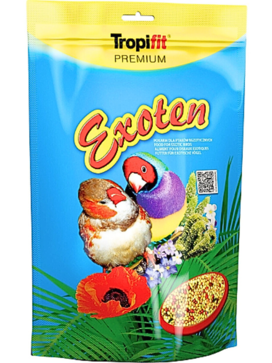 TROPIFIT 250g EXOTEN - Pokarm całoroczny dla Papug i innych ptaków egzotycznych od ParrotPlanet.pl