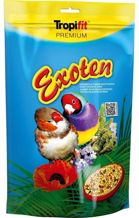 TROPIFIT 250g EXOTEN - Pokarm całoroczny dla Papug i innych ptaków egzotycznych od ParrotPlanet.pl