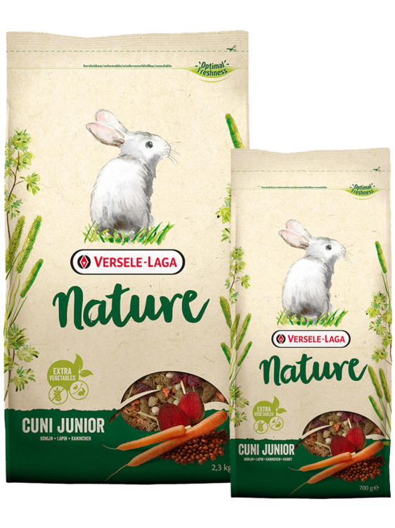 CUNI JUNIOR – Wysokobłonnikowa Mieszanka dla Królików do 8 Miesiąca Życia, 2,3 kg od ParrotPlanet.pl
