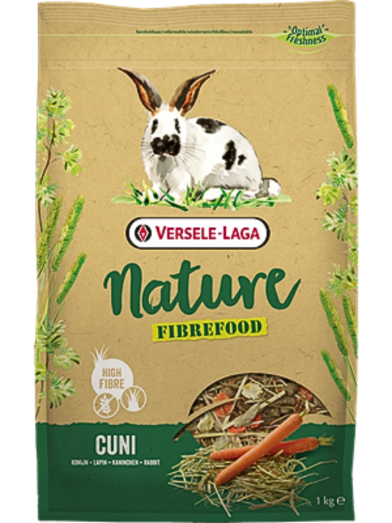Versele Laga – Fibrefood Cuni - Wysokobłonnikowa Mieszanka dla Wrażliwych Królików Miniaturowych, 1 kg od ParrotPlanet.pl