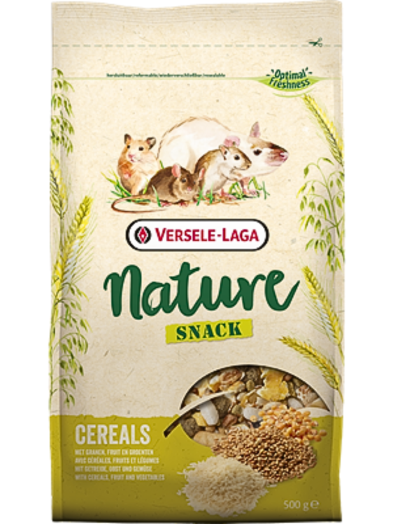 Versele Laga – Snack Cereals - Zróżnicowana Przekąska Zbożowa dla królików i gryzoni, 500 g od ParrotPlanet.pl