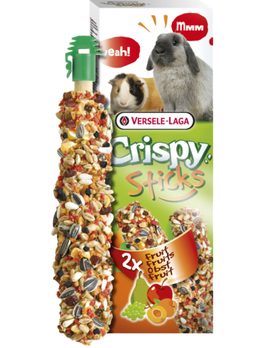 Versele Laga – Sticks Rabbits-Guinea Pigs Fruit – Wypiekane Kolby Owocowe dla Królików i Kawii Domowych, 110 g od ParrotPlanet.pl