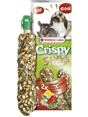 Versele Laga – Sticks Rabbits-Chinchillas Herbs – Wypiekane Kolby Ziołowe dla Królików i Szynszyli, 110 g od ParrotPlanet.pl