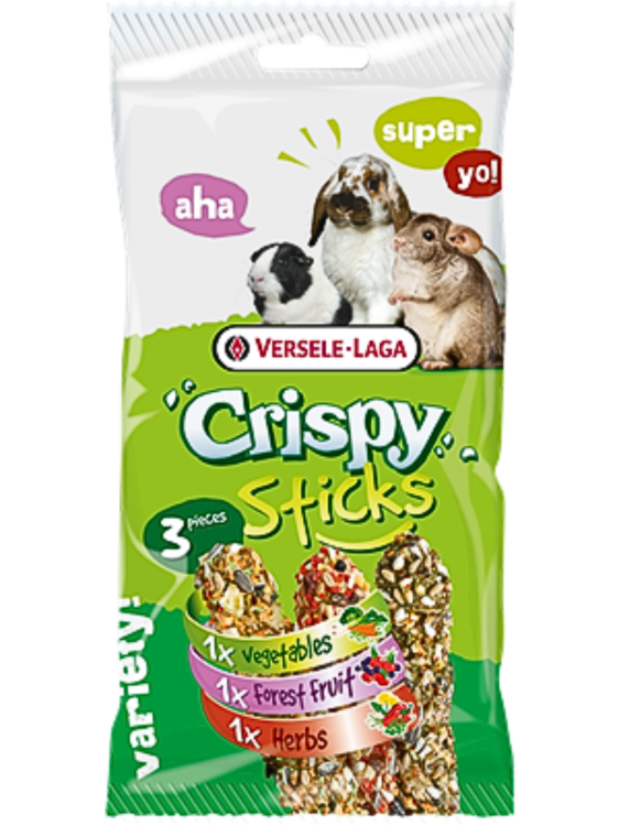 Versele Laga – Sticks Herbivores Triple Variety Pack – Kolby dla Gryzoni, 3 Smaki, 160 g od ParrotPlanet.pl