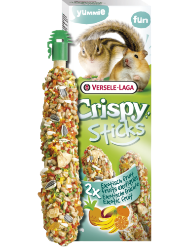 Versele Laga – Sticks Hamsters-Squirrels Exotic Fruit – Kolby z Owocami Egzotycznymi dla Chomików i Wiewiórek, 110 g od ParrotPlanet.pl