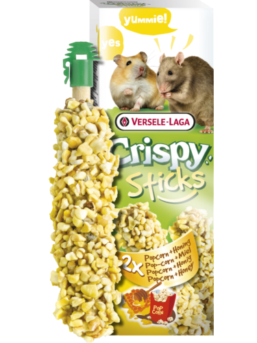 Versele Laga – Sticks Hamsters-Rats Popcorn & Honey – Kolby z Prażoną Kukurydzą i Miodem dla Chomików i Szczurów, 100 g od ParrotPlanet.pl
