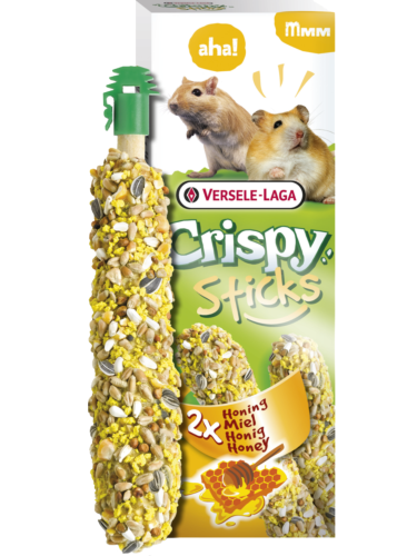 Versele Laga – Sticks Hamsters-Gerbils Honey – Kolby z Miodem dla Chomików i Myszoskoczków, 110 g od ParrotPlanet.pl
