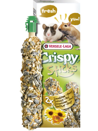 Versele Laga – Sticks Gerbils-Mice Sunflower & Honey – Kolby ze Słonecznikiem i Miodem dla Myszy i Myszoskoczków, 110 g od ParrotPlanet.pl