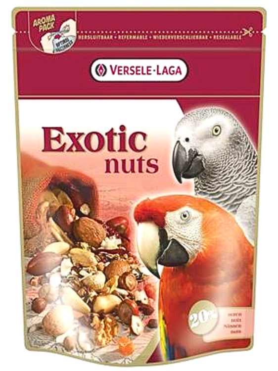 Versele Laga Exotic Nuts 750g - mieszanka orzechowa dla dużych papug od Parrotplanet.pl