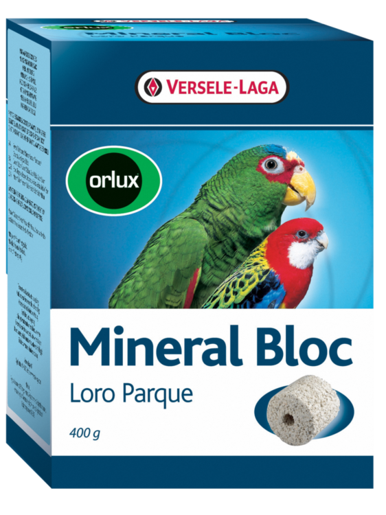 Versele Laga Orlux Mineral Bloc Loro Parque 400g - kostka mineralna dla dużych i średnich papug  od ParrotPlanet.pl