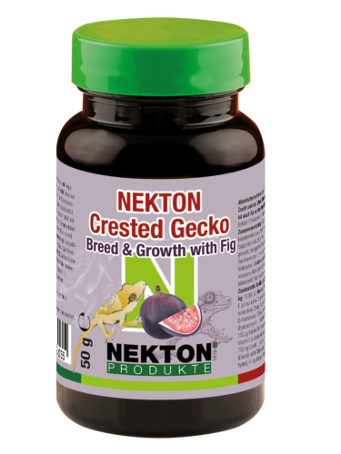 NEKTON Crested Gecko Breed & Growth with Fig - pokarm dla gekonów orzęsionych w fazie rozrodu i wzrostu z dodatkiem fig 50g od ParrotPlanet.pl