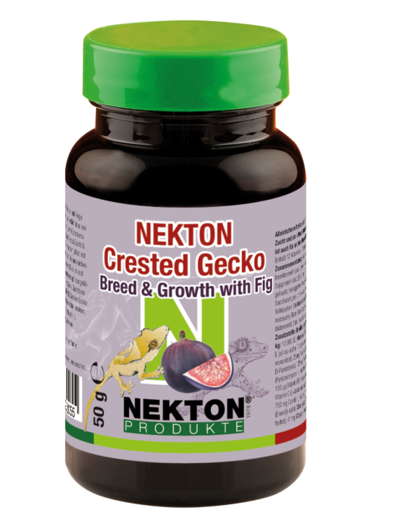 NEKTON Crested Gecko Breed & Growth with Fig - pokarm dla gekonów orzęsionych w fazie rozrodu i wzrostu z dodatkiem fig 50g od ParrotPlanet.pl