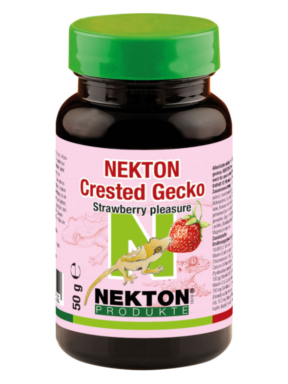 NEKTON Crested Gecko Strawberry Pleasure - pokarm dla gekonów orzęsionych z dodatkiem truskawkami 50g od ParrotPlanet.pl