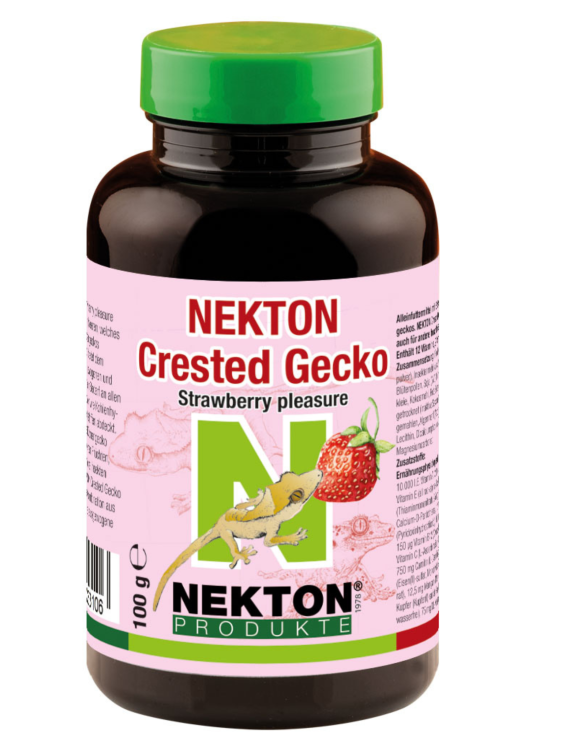 NEKTON Crested Gecko Strawberry Pleasure - pokarm dla gekonów orzęsionych z dodatkiem truskawek 100g od ParrotPlanet.pl