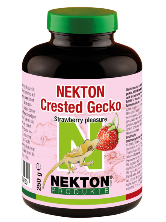 NEKTON Crested Gecko Strawberry Pleasure - pokarm dla gekonów orzęsionych z dodatkiem truskawek 250g od ParrotPlanet.pl