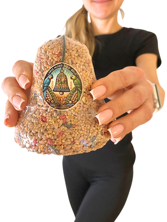 Cloche Géante Noix – Friandise Naturelle pour Grandes Perruches | 330 g – Parrot Planet.fr