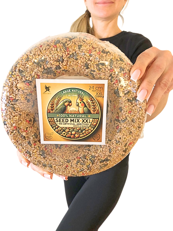 Mélange de graines géant pour perruches Parrot Planet - 1,2 kg de ParrotPlanet.fr