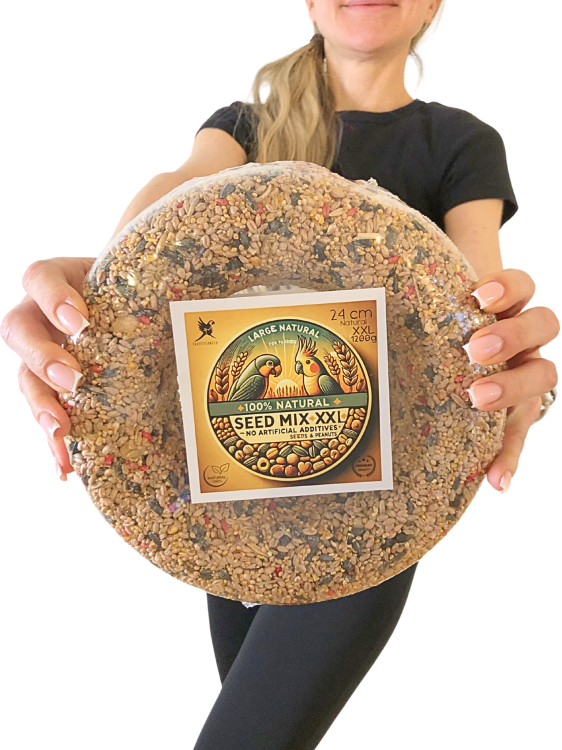 Mélange de graines géant pour perruches Parrot Planet - 1,2 kg de ParrotPlanet.fr