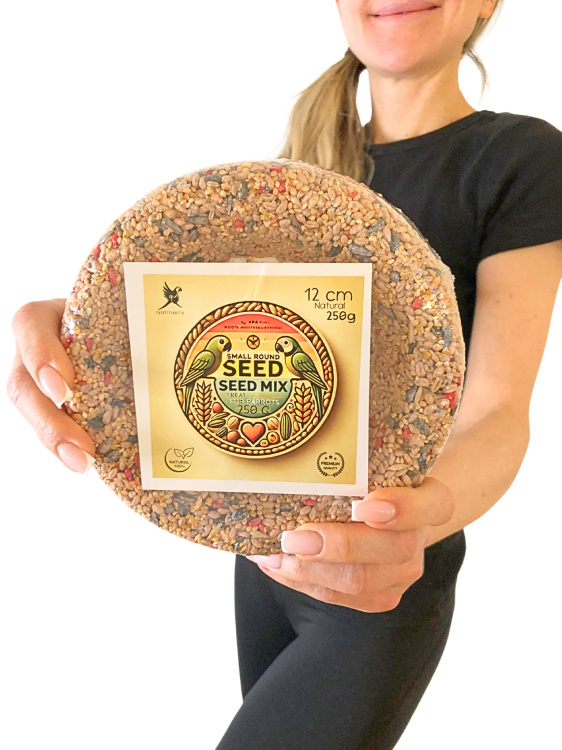 Mélange de graines Parrot Planet - Mini anneau snack pour perruches 250g de ParrotPlanet.fr