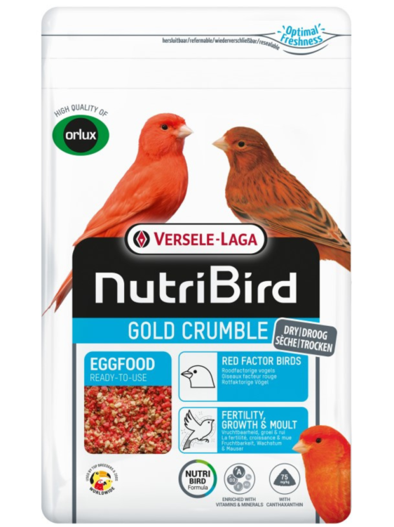 Versele Laga NutriBird Gold Patee Red Factor Birds 1kg – Pokarm jajeczny dla czerwonych ptaków od ParrotPlanet.pl