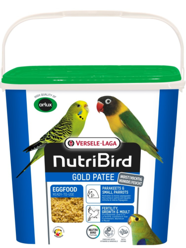 Versele Laga NutriBird Gold Patee Parakeets & Small Parrots 5kg – Pokarm jajeczny dla małych i średnich papug od ParrotPlanet.pl