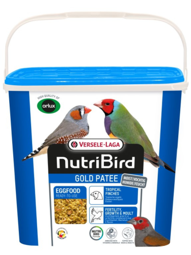 Versele Laga NutriBird Gold Patee Tropical Finches 5kg – Pokarm jajeczny dla tropikalnych łuszczaków od ParrotPlanet.pl