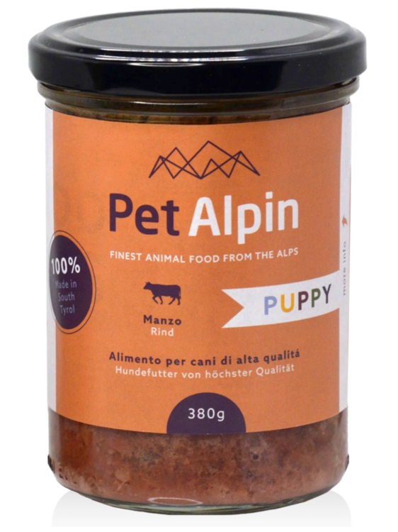 Pet Alpin Puppy Rind – Bezglutenowa karma dla szczeniąt z wołowiną i naturalnymi składnikami od ParrotPlanet.pl