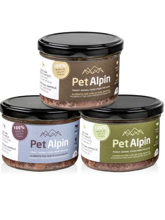 Pet Alpin – Zestaw najlepszych karm dla psa z Południowego Tyrolu 3x 180g od ParrotPlanet.pl