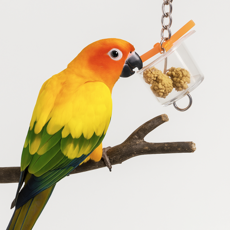 Zabawka Kryjówka dla średnich i mniejszych papug od ParrotPlanet.pl