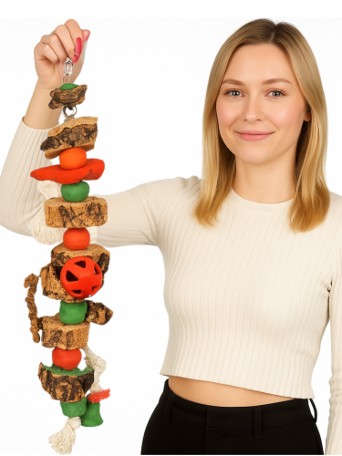 Fancy Toy Christmas- Zabawka dla średnich i dużych papug od ParrotPlanet.pl