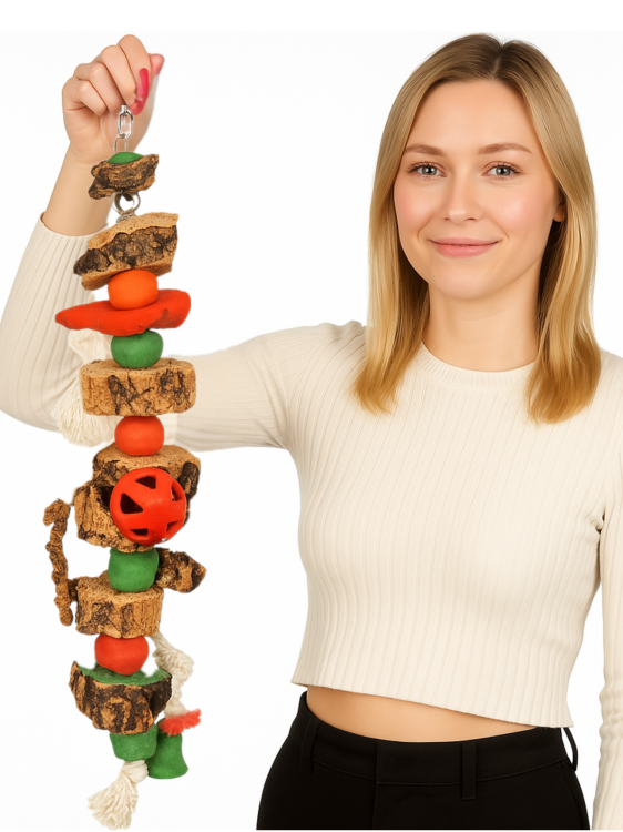 Fancy Toy Christmas- Zabawka dla średnich i dużych papug od ParrotPlanet.pl