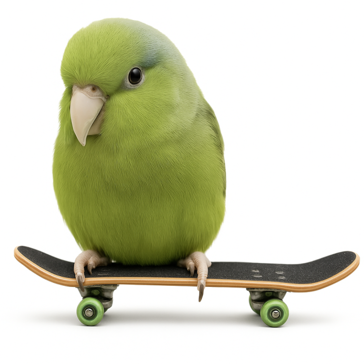 Deskorolka rozm. S - Zabawka logiczna dla małych papug od ParrotPlanet.pl