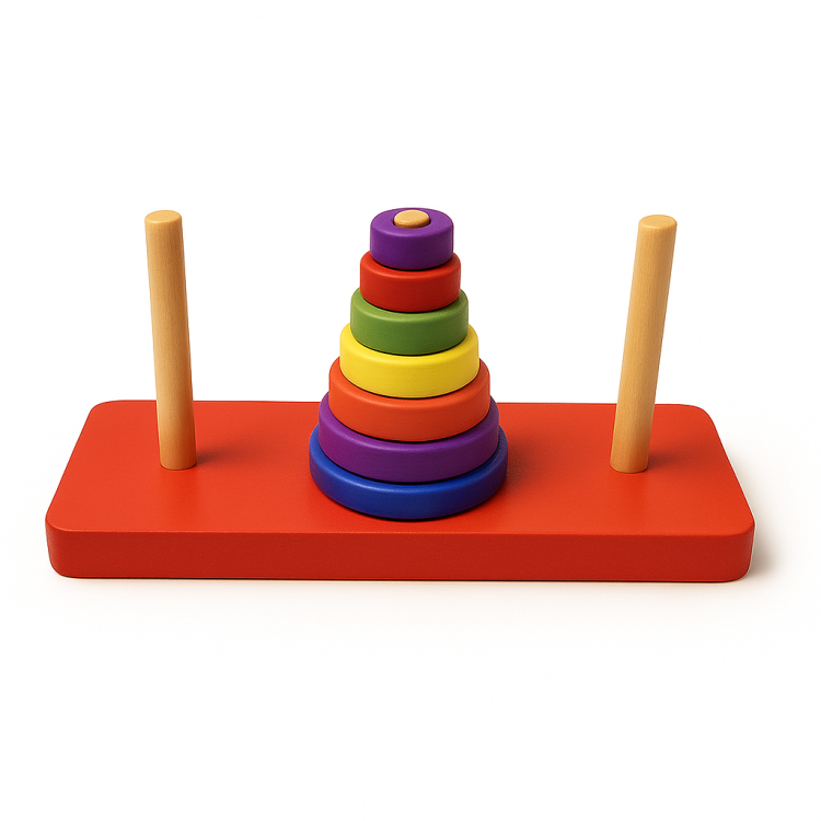 Small Tower | Układanka Logiczna | Puzzle | dla wszystkich papugod ParrotPlanet.pl