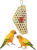 Papierek w Torebce S - kolorowa, naturalna zabawka dla wszystkich papug od ParrotPlanet.pl