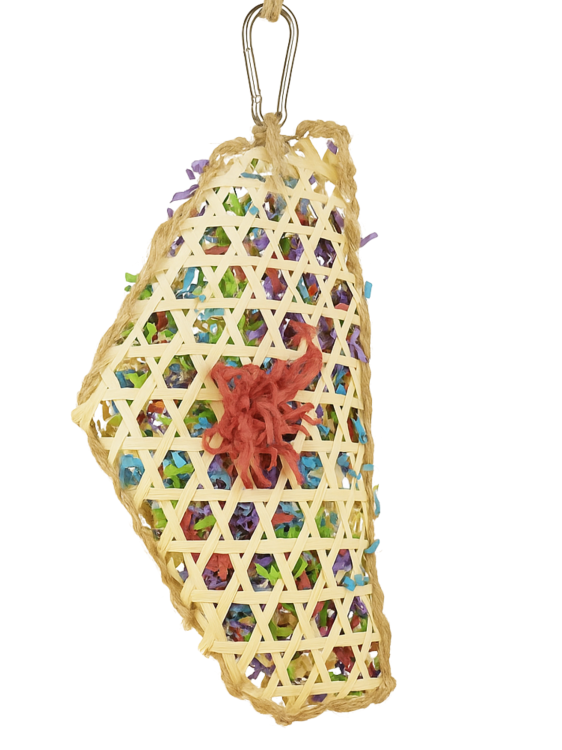 Papierek w Torebce S - kolorowa, naturalna zabawka dla wszystkich papug od ParrotPlanet.pl