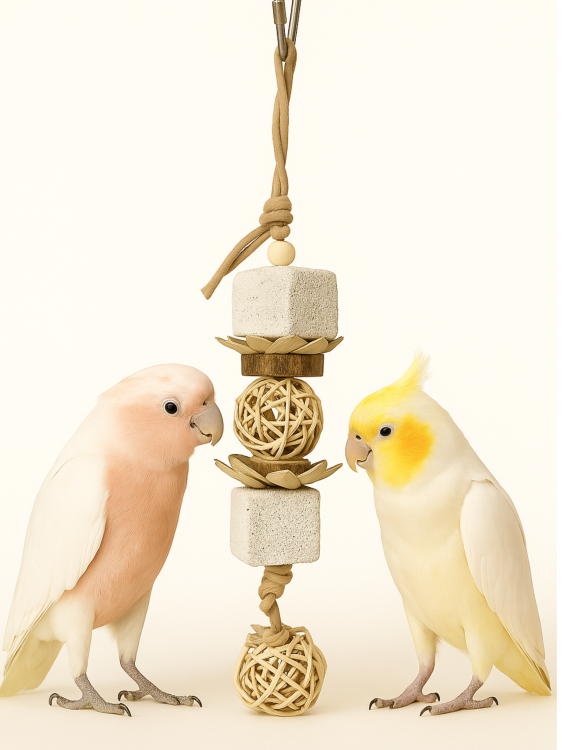 Stone Block - zabawka dla wszystkich papug od ParrotPlanet.pl