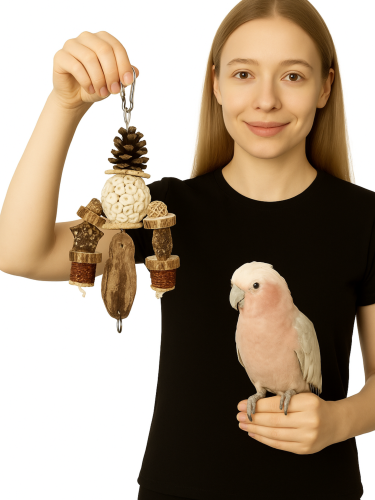 Sola Ludzik - zabawka dla wszystkich papug od ParrotPlanet.pl