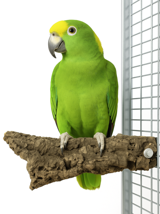 Naturalna żerdź z kory dębu korkowego L - dla średnich i dużych papug  od ParrotPlanet.pl