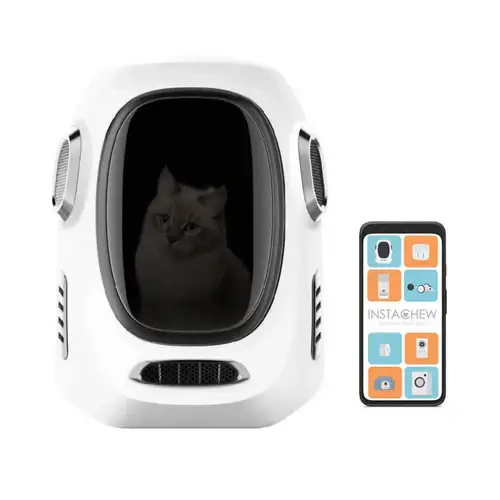 Inteligentny transporter dla papug Instachew Trekpod Biały (z obsługą aplikacji) od ParrotPlanet.pl