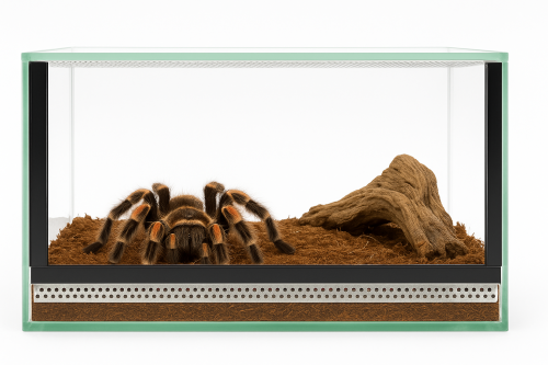 Terrarium 30x20x20 cm – Dla Ptaszników naziemnych | Skorpionów | ślimaki lądowe | Szkło 4 mm, Gilotyna, Wentylacja Góra–Dół od ParrotPlanet.pl