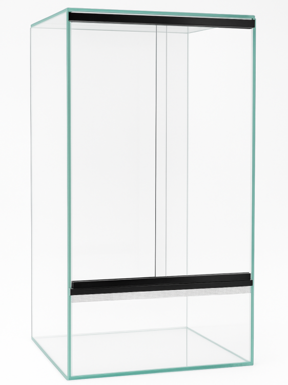 Terrarium 30x30x60 cm – Dla Gekona | Węża nadrzewnego | Ptaszników naziemnych | Małych nadrzewne gady i żabek | Szkło 4 mm, Gilotyna, Wentylacja Góra–Dół