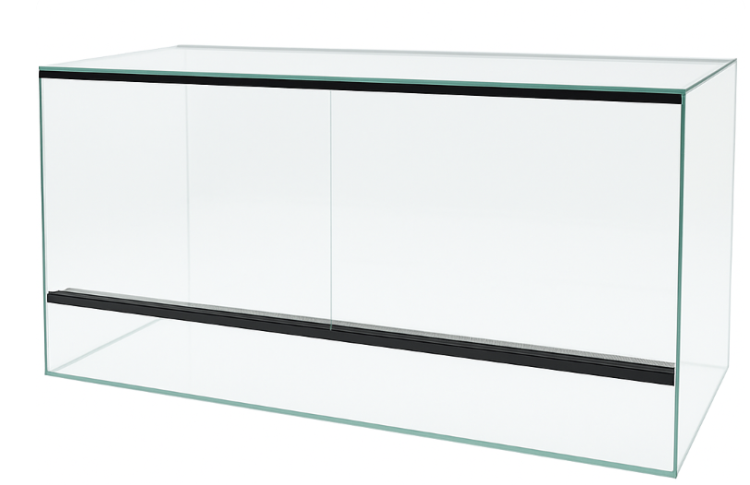 Terrarium 100x50x50 cm – Dla Agamy Brodatej, Pytona Królewskiego i Węży | Szkło 4 mm, Rozsuwane Drzwi, Wentylacja Góra–Dół od ParrotPlanet.pl