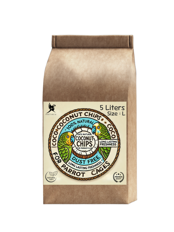 Terrarium Jungle Chip Mix – 100% naturalny chips kokosowy dla gadów i zwierząt egzotycznych 5L od ParrotPlanet.pl