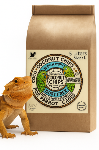 Terrarium Jungle Chip Mix – 100% naturalny chips kokosowy dla gadów i zwierząt egzotycznych 5L od ParrotPlanet.pl